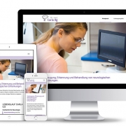 Das Webdesign für die Ärztin Dr. Ilg wurde mit WordPress erstellt.