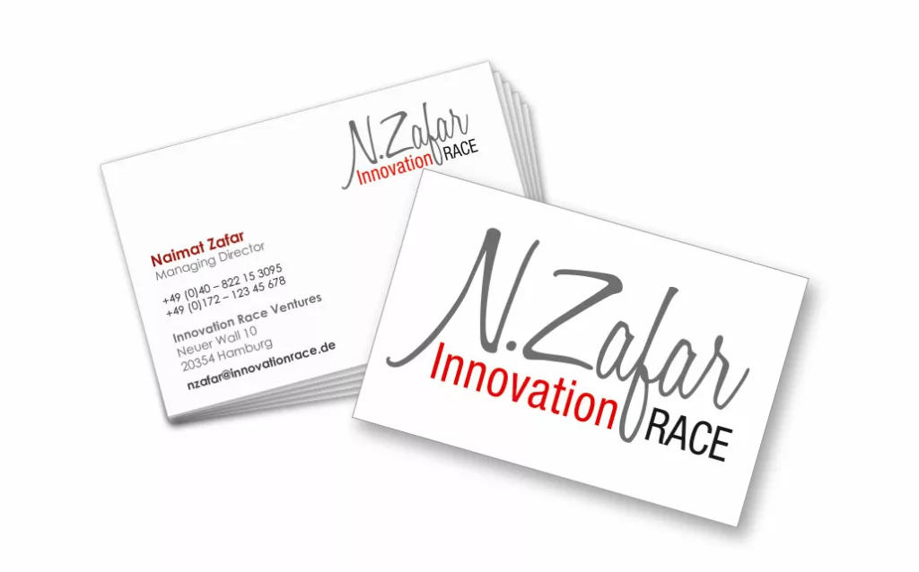 Visitenkarte Innovation Race