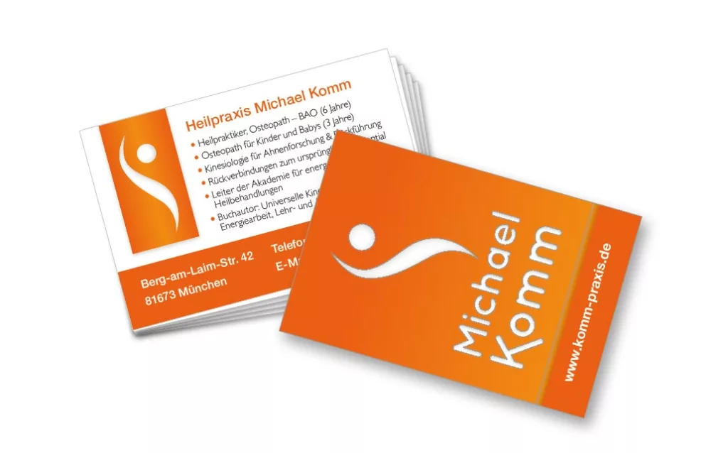 Visitenkarte Michael Komm - Heilpraktiker