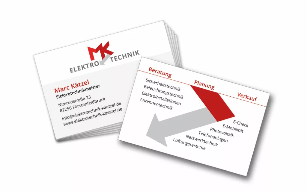 Visitenkarte Elektrotechnik Kätzel