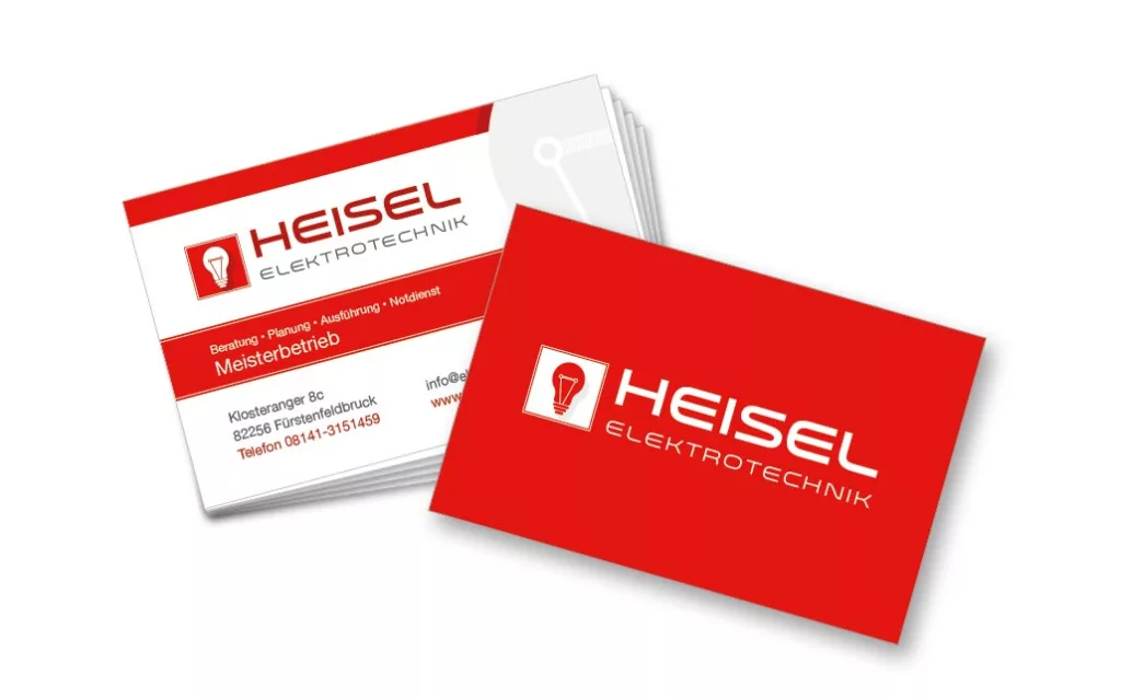 Visitenkarte Heisel Elektrotechnik