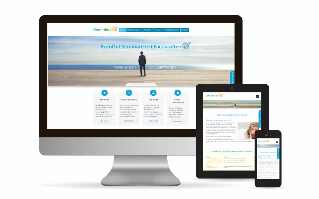 Webdesign WordPress Theranima