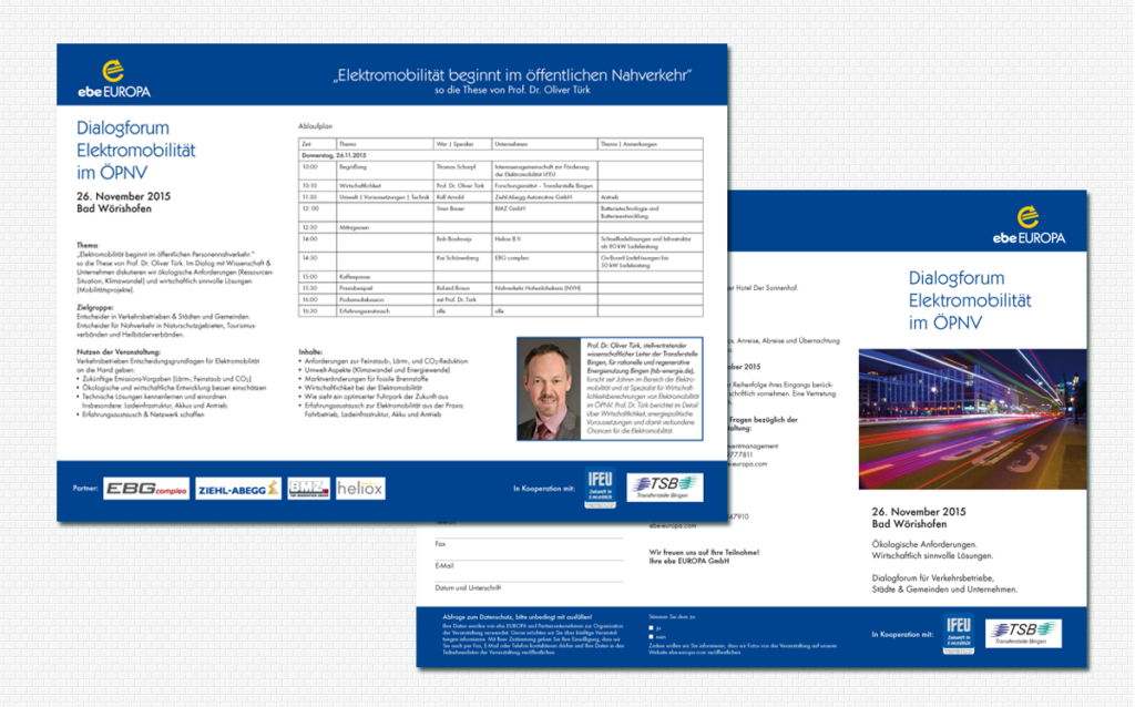 Flyer ebe EUROPA